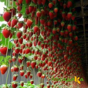 Клубника ампельная Анастасия купить по цене от 370р. в интернет-магазине «Посадика» с доставкой почтой в в Приволжске и по всей России – [изображение №1].